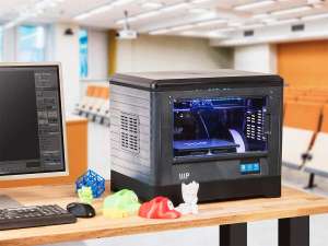 Monoprice Dual Extruder 3D-Drucker (230x150x160mm Bauraum, beheizt bis 115°C, vollständig geschlossen, WLAN, Kamera, 3.5"-Touchscreen)