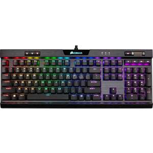Corsair K70 RGB MK.2 Low Profile RAPIDFIRE, Gaming-Tastatur/ (schwarz, DE-Layout, Cherry MX Low Profile RGB Speed) ALTERNATE