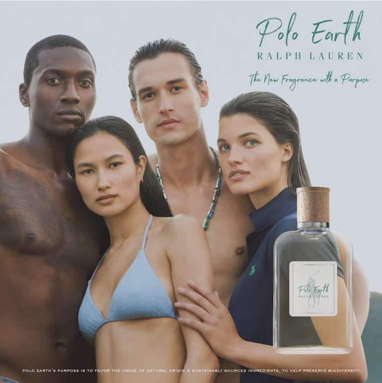 Ralph Lauren Polo Earth 40ml Eau de Toilette | Unisex Parfum; nachhaltige, natürliche Rohstoffe; (Blumig, Frisch, Fruchtig)