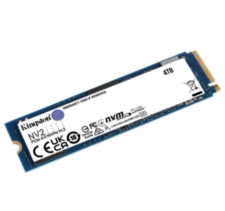 [NBB] 4TB Kingston NV2 PCI-E 4.0 M.2 NVMe SSD (R/W: 3.500/2.800 MB/s)