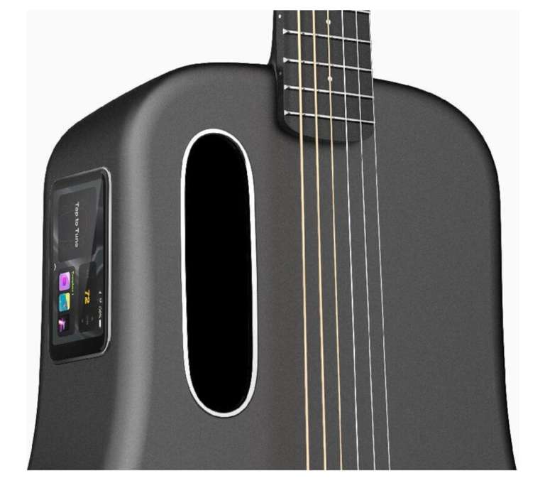 Lava Music Me 3 36” Westerngitarre aus Carbon mit Tonabnehmer & Touchscreen, Farbe Space Grey inkl. Tasche [Bax-Shop/Thomann]