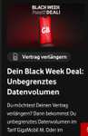 Vodafone unlimited data 40€/Monat für alle im 5g Netz, auch Bestandskunden. black week Angebot, unbegrenztes Datenvolumen