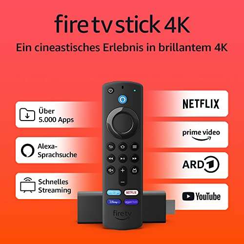 Für ausgewählte Kunden : Amazon Fire TV Stick 4k (aktivierter Fire TV Stick erforderlich)