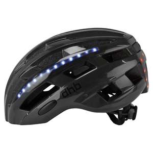 Fahrradhelme dhb Swift Lighted Helm (330/370gr-Battery life 15 hours) - 2 Farben, SM und ML)