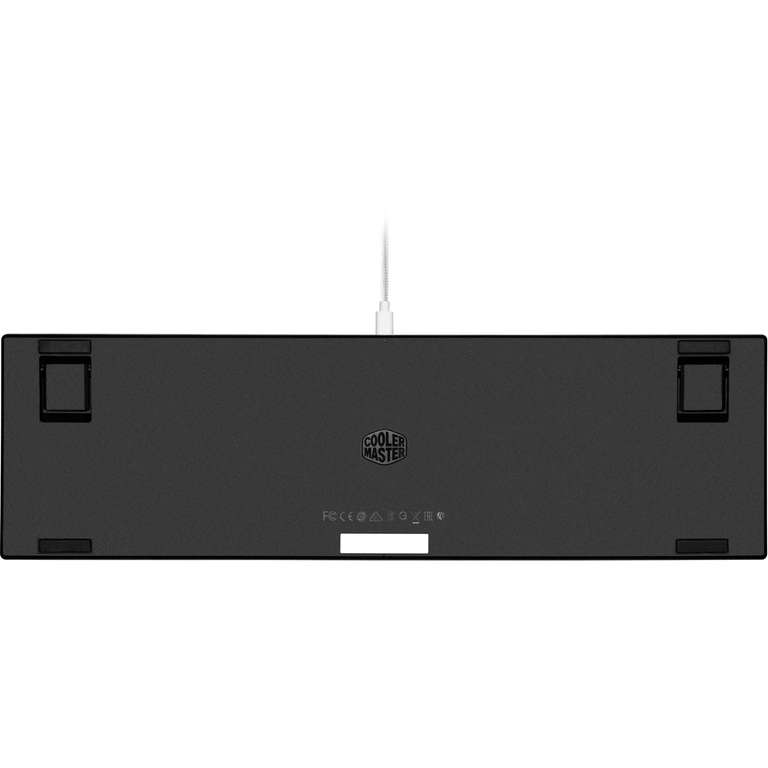 [Alternate] CoolerMaster SK652, Gaming-Tastatur (DE-Layout, TTC Low Profile RGB Red) weiß & schwarz verfügbar