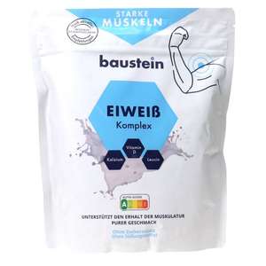 [MOTATOS] Proteinpulver neutral von Baustein (750g) (~11,71€/kg bis zu ~9,97€/kg)