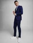 [Prime] JACK & JONES Herren Jprfranco Suit Noos Anzug Super Slim Fit, Medieval Blue, Größe 46-56