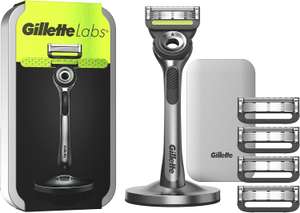 UPDATE PRIME Gillette Labs Rasierer + Reise-Etui + 5 Rasierklingen abzüglich 50 % Cashback für 17,98 €