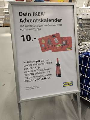 IKEA Kiel: Flasche Glühwein ab 50€ Einkaufswert geschenkt