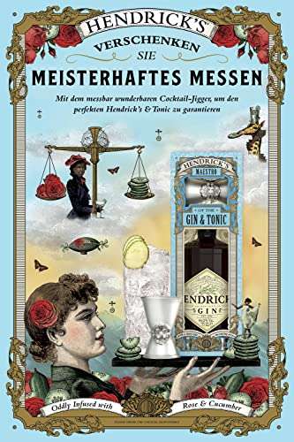 Hendrick's Gin 0,7 bei Amazon als Geschenkset im Angebot inkl. gratis Jigger Messbecher (Prime)
