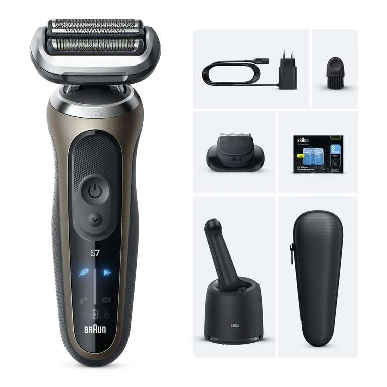 Braun Series 7 72-C7200cc mit SmartCare + 9 Kartuschen bei Braun at Braun