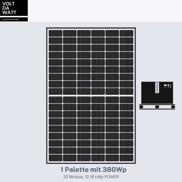 [LOKAL] Trimax 380w 120 Halbzellen - Solar Photovoltaik Module ganze Palette (32 Stück) 103,13€/Stück Abholung in 69469 Weinheim