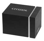 Citizen Damen Analog Quarz Uhr mit Polyurethan Armband EP6050-17E, Schwarz