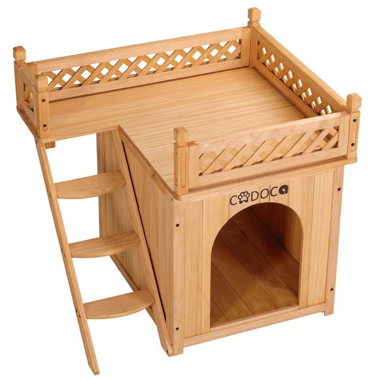 (CB) Katzenhaus Holz FSC-zertifiziert 53,5x54,5x64,5cm (ohne CB 57,95€)