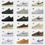 636° - 20% Extra-Rabatt + 17% CB-Rabatt - Nike Air Force 1 Sammeldeal • 18 Farben • Größen bis 52.5 • Ab 56,96€ - 68,81€