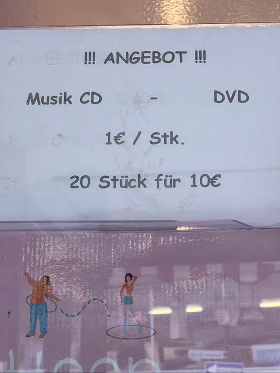 (Lokal Gelsenkirchen Horst) Blu Rays - DVD‘s - Musik CD‘s 0,50€ pro Stück