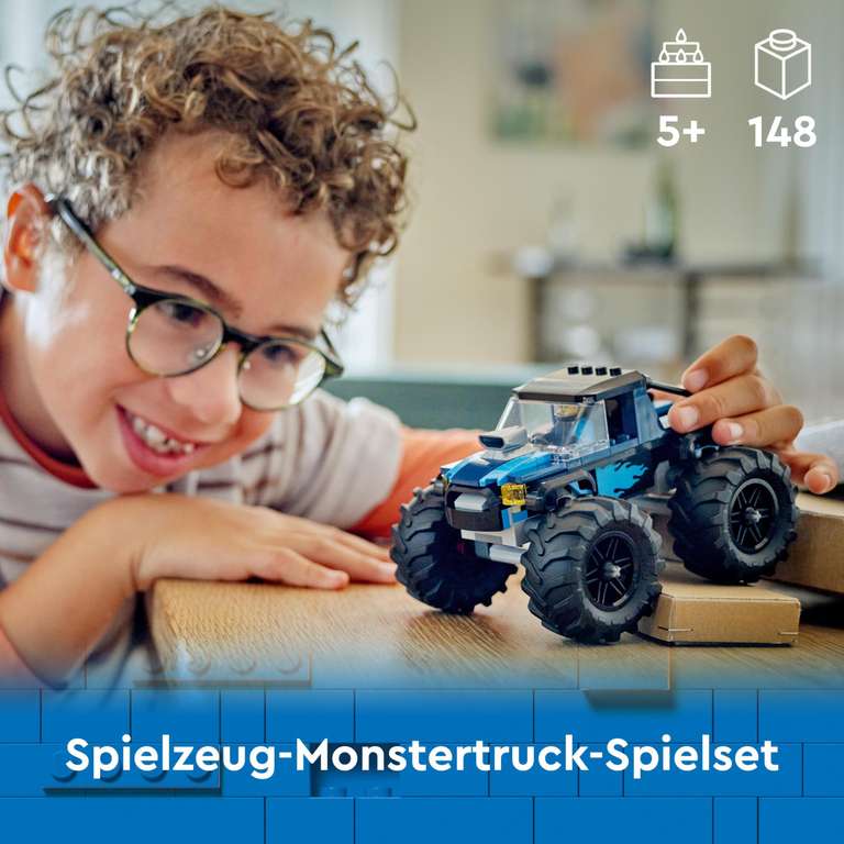 LEGO City - Blauer Monstertruck (60402) für 9,99 Euro [Amazon Prime]