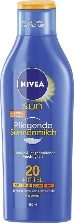 [Filialabholung Müller] NIVEA SUN Sonnenmilch LSF 20 (250 ml)
