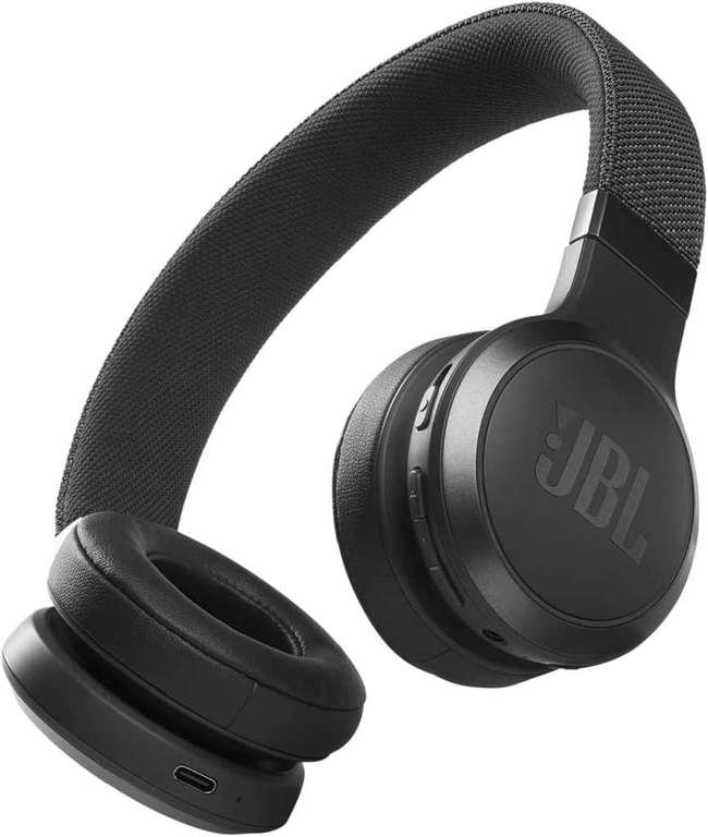 JBL Live 460NC Bluetooth-Kopfhörer (On-Ear, geschlossen, ANC, 40/50h Akku, Fast Pair & Multipoint, USB-C, Bedientasten, App, faltbar, 210g)