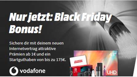Media Markt Angebot Vodafone GigaZuhause 500 Kabel inkl. Nintendo Switch Spielekonsole (neue Edition) für 1€ Zuzahlung