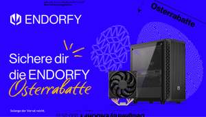 Endorfy Osterrabatte: Diverse Angebote für CPU-Kühler, Gaming-Mäuse, Headsets, PC-Gehäuse & ein Mikrofon