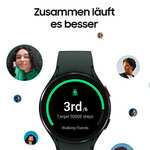 Samsung Galaxy Watch4, Runde Bluetooth Smartwatch, Wear OS, Fitnessuhr, Fitness-Tracker, 40 mm, Silver (PRIMEDAY)