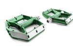 132° - Fahrrad ACID/Cube FLAT A2-IB Green Plattformpedale (Aluminium/470g)