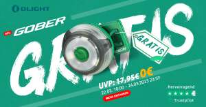 Olight Gober Sicherheitslicht für 5,95€ Versandkosten (4 Lumen, 4 Farben, bis 28h Akku, USB-C, IPX4, 16g)