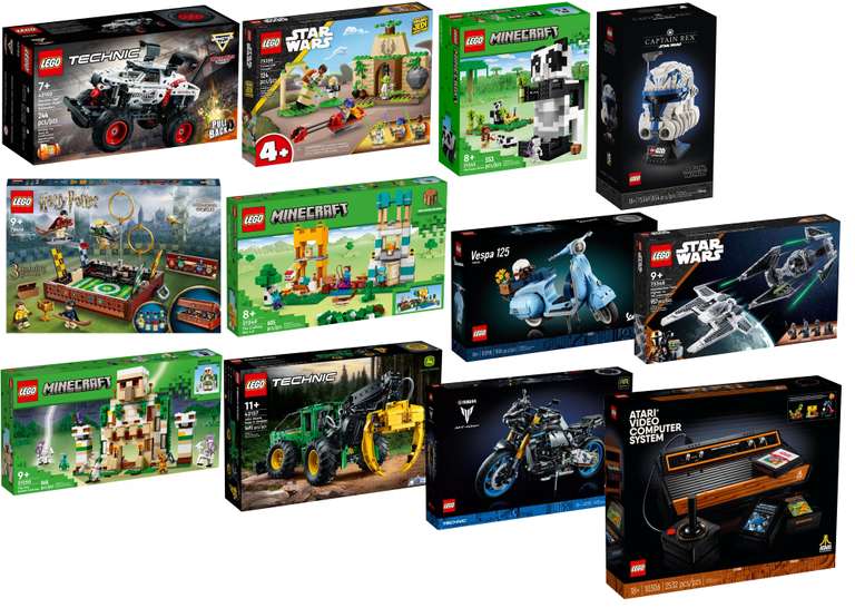 LEGO Deals bei Alternate: 42150, 75358, 21245, 75349, 76416, 21249, 10298, 75348, 21250, 42157, 42159, 10306