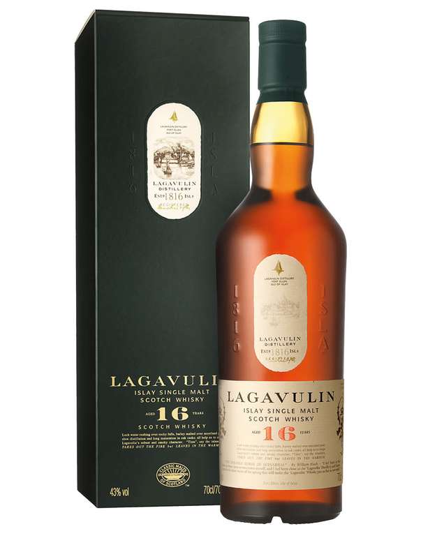 Whisky Nischendeal Lagavulin 16 - Bei Vino.com über Amex Offers (3 Flaschen samt Füllartikel - Einzelpreis je Flasche 57,20€)