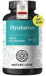 Nature Love Sale, Hyaluronsäure Kapseln mit Zink (90 Stück - 3 Monate) für 9,99 € / Hyaluron Serum - 30ml für 16,50 €