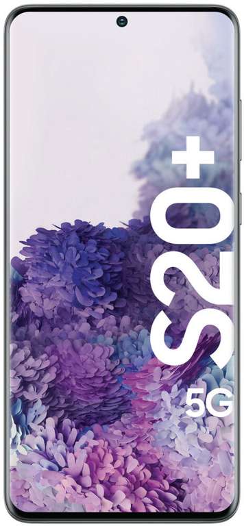 [Wie neu] Samsung Galaxy S20+ Plus grau (6.7", 3200x1440, AMOLED, 120Hz, Exynos 990, 5G, 12/128GB, 64MP, microSD, 4500mAh, Qi, Android 12)