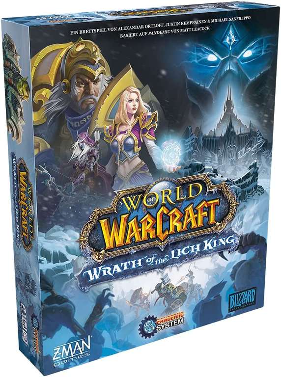 World of Warcraft: Wrath of the Lich King | Brettspiel (Pandemic System) | 1-5 Personen ab 14 J. | 45-60 Min. | BGG 7.5 / Komplexität: 2.15