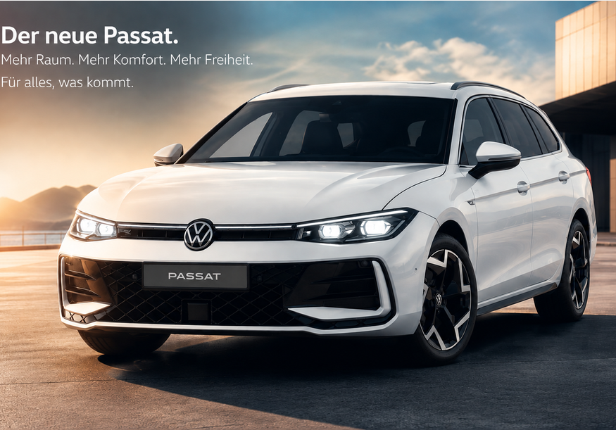 VW Volkswagen Passat TDI R-Line/Allrad/ 193PS / Sport, Massage, Winter, HUD, RFK, eHK, Navi, Matrix | als TSI 4MOTION mit 265 PS für 41.210€