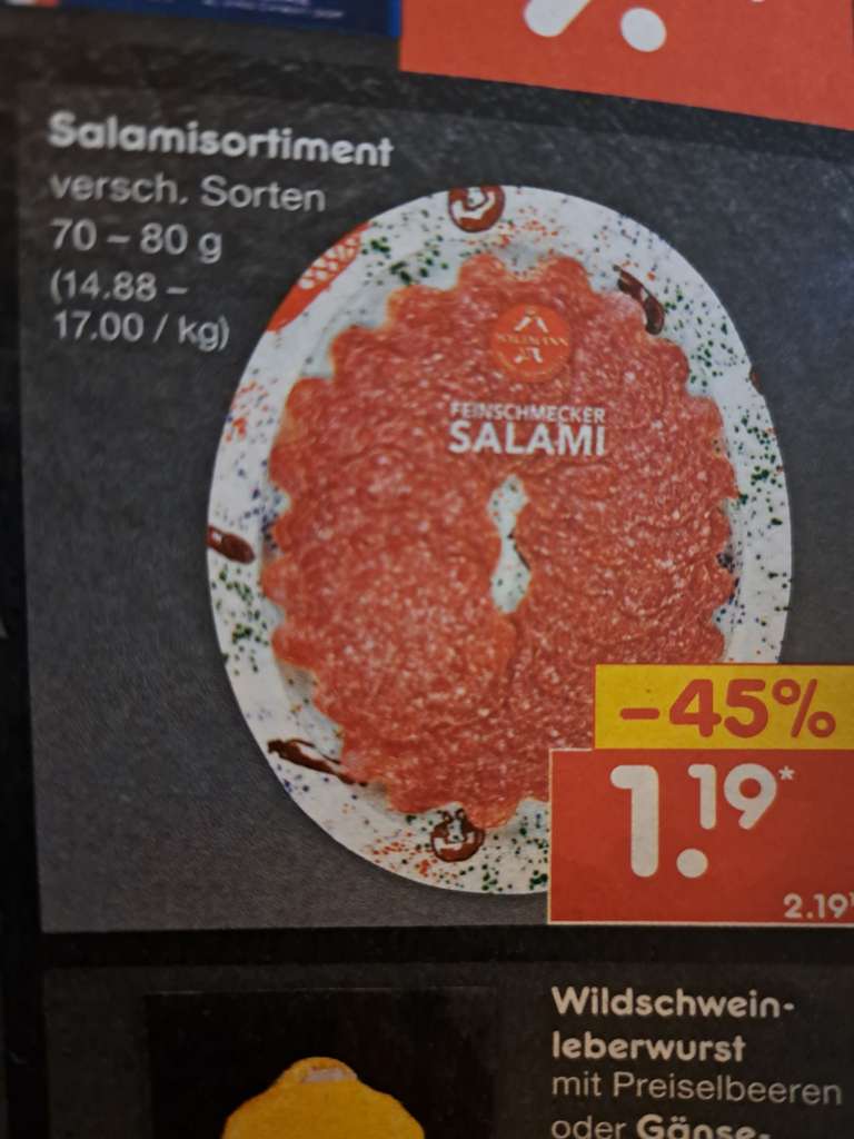 [Netto Marken-Discount] Salami verschiedene Sorten