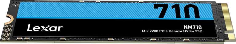 1TB Lexar Professional NM710 M.2 2280 PCIe 4.0 x4 3D NAND (LNM710X001T-RNNNG) SSD Festplatte Speicher
