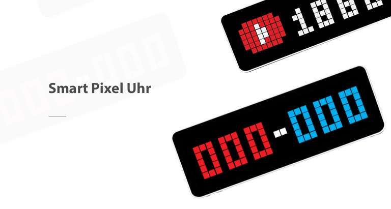 Ulanzi Smart Pixel Clock - ESP32-basiert / MQTT