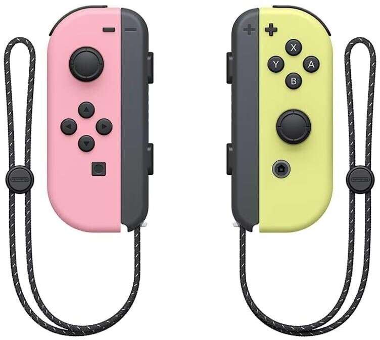 Nintendo Switch Joy-Con 2er-Set pastell-rosa/pastell-gelb für 59,99€ (Libro.at)