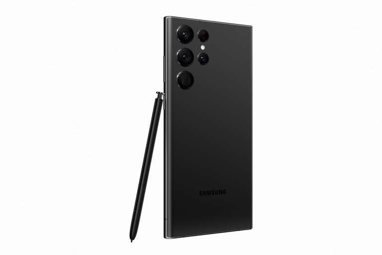 [Wie neu] Samsung Galaxy S22 Ultra 12/256GB schwarz (6.8", 3080x1440, AMOLED, 120Hz, Exynos 2200, 108MP, 5000mAh, 45W, Qi, IP68, 228g)