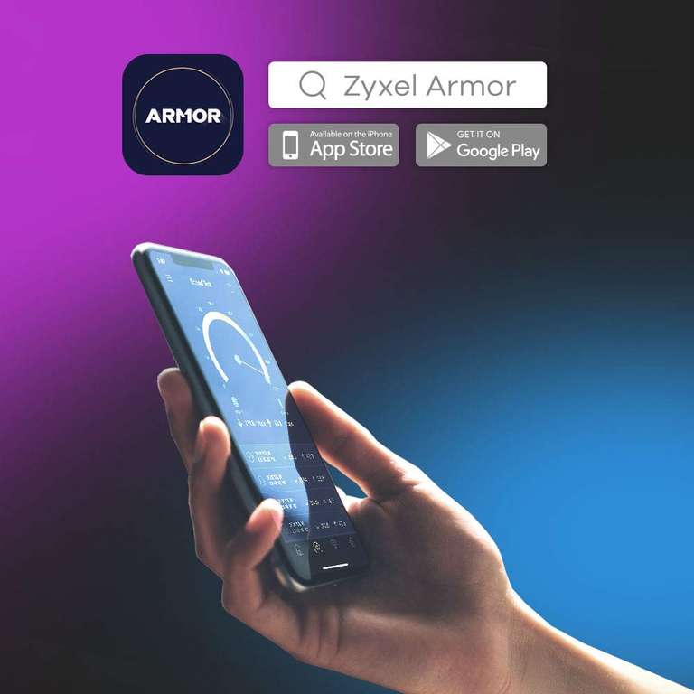 [Amazon] Zyxel Armor G1 Multi-Gigabit AC2600 WLAN-Router [NBG6818]