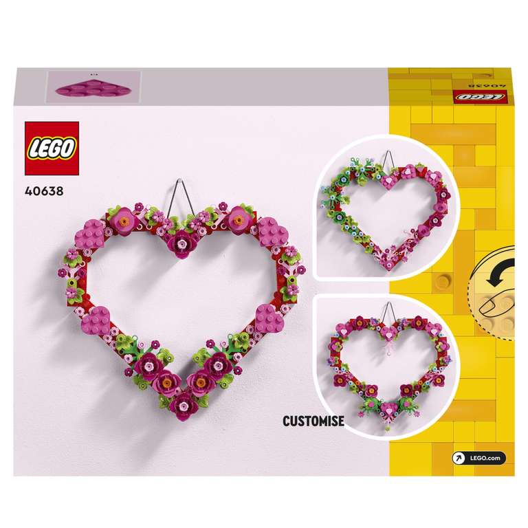 LEGO 71420 Super Mario Rambi das Rhino – Erweiterungsset 4,99€ (Prime)/MM Saturn Abh) / LEGO 40638 Herz-Deko