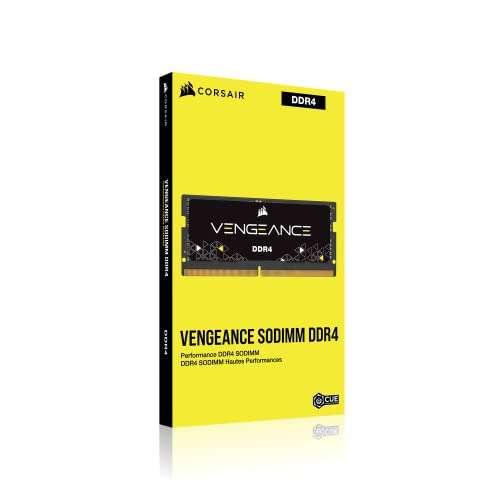 Corsair Vengeance SO-DIMM 16GB, DDR4-3200, CL22-22-22-53, CMSX16GX4M1A3200C22 [Amazon Prime]