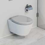 [Prime/Otto Up] SCHÜTTE WC-Sitz GRAU mit Absenkautomatik, Duroplast Klodeckel (max. 150 kg)