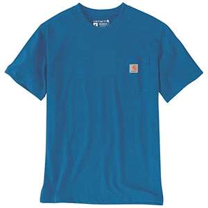 (Prime) Carhartt Herren K87 Work Utility Shirt Meeresblau meliert XL