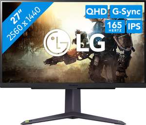 [LG] - LG Ultragear 27GR75Q-B 27" QHD (2560x1440P) Gaming-Monitor mit 165 Hz, G-Sync, Freesync, Pivot Funktion