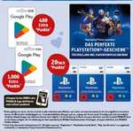 [Payback] 20fach Punkte auf Playstation Guthaben / 400 o. 1000 Extrapunkte auf Google Play Karten / 10% auf Wellcard bei Rewe | ab 29.1.24