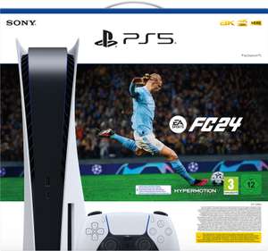 Sony Playstation 5 mit einem Controller und inkl. EA Sports FC 24 zum Preis von 489€