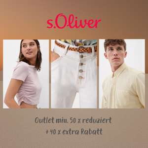 [s.Oliver] Outlet min. 50 % reduziert + 40 % extra Rabatt | Damen-, Herren- & Kindermode z.B. Culotte aus Leinen-Mix für 16,79 € + VSK