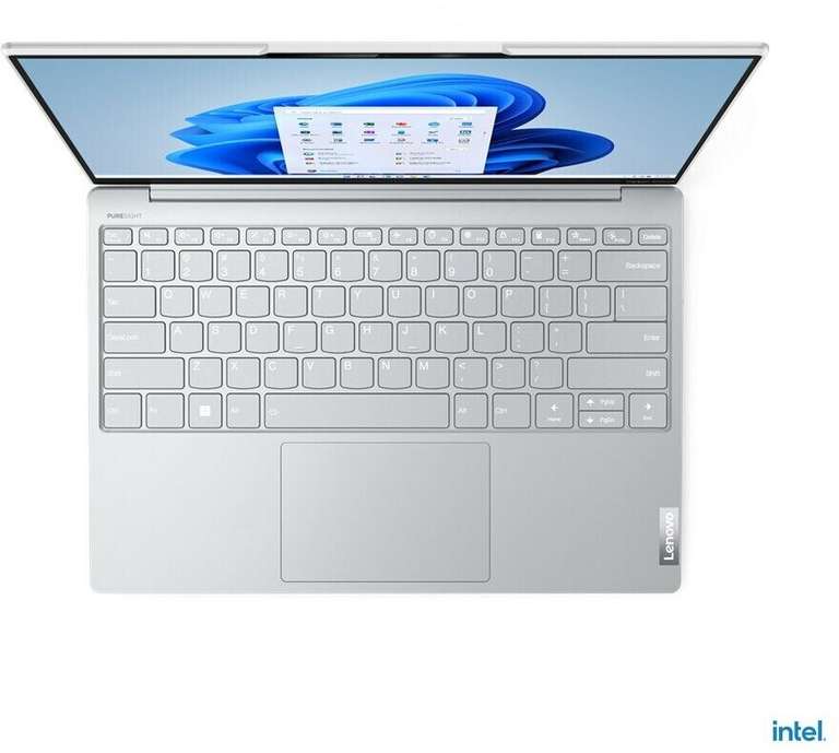[Euronics] - Lenovo Yoga Slim 7 Carbon (82U90026GE) 968g / 13,3" 2560x1600p IPS 400Nits / i5-1240p / 512Gb SSD - Notebook moon white