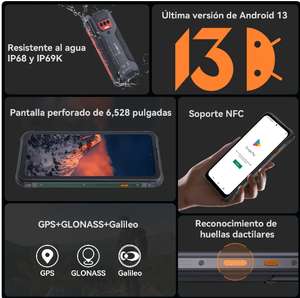 KingKong 8, robustes Smartphone Android 13, 12 GB RAM (6 GB + 6 GB erweitert)
